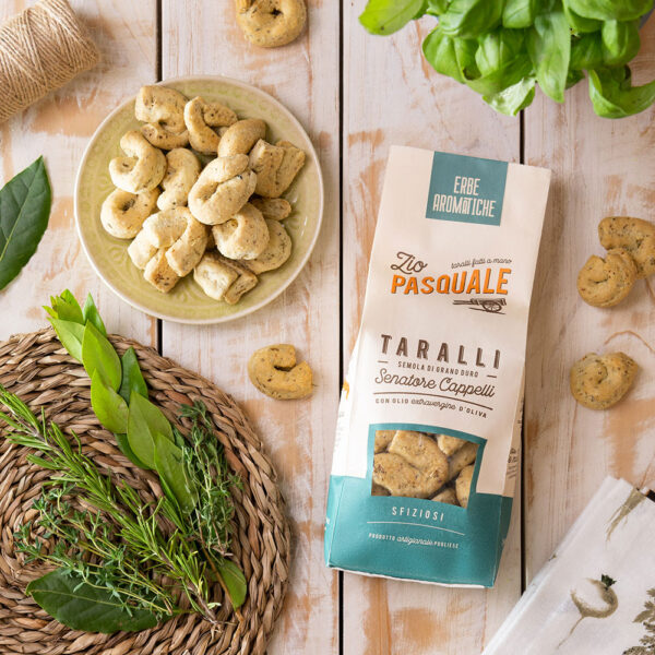 Taralli alle erbe aromatiche