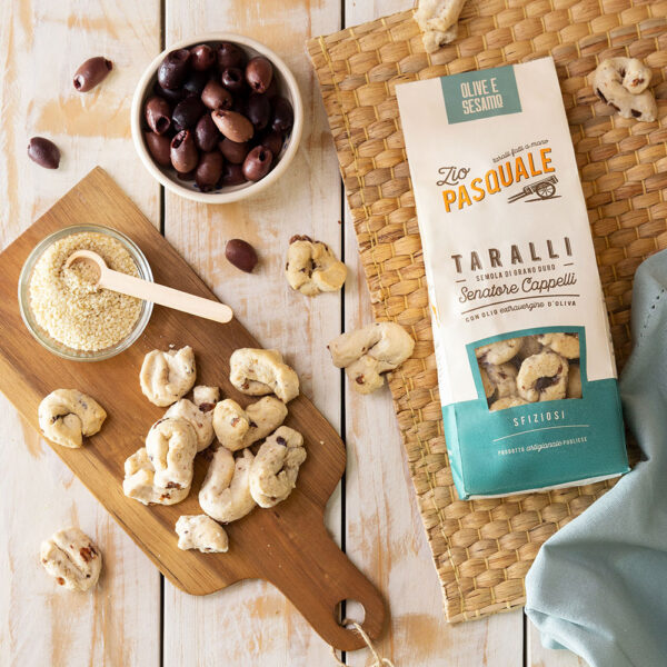 Taralli con Olive e Sesamo